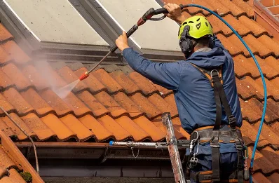 Démoussage et hydrofuge de toiture à Blajan